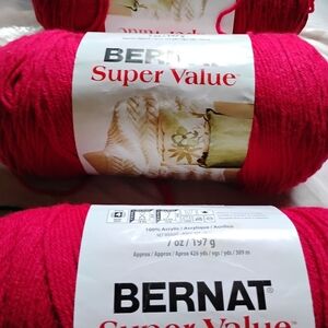 Super Value Yarn - Red